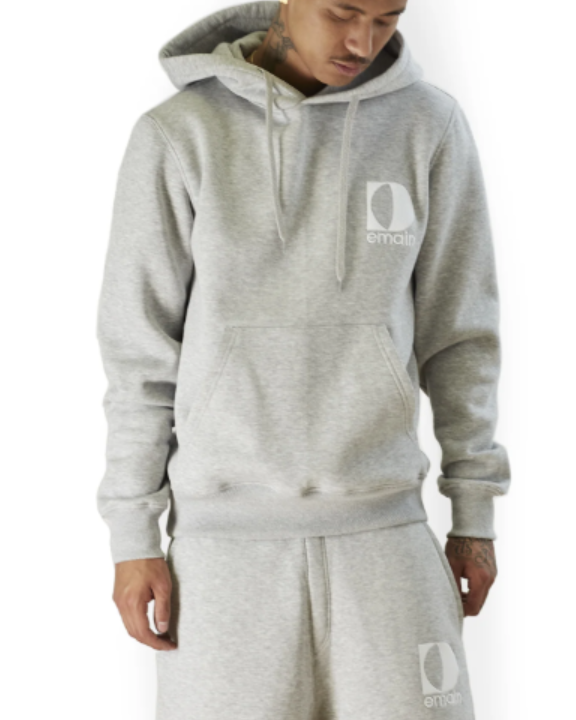 SWEAT CAPUCHE ORI D HEART GRIS - DEMAIN IL FE